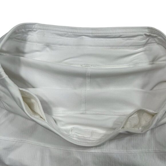 Lululemon Pace Rival Skirt 4 Way Stretch 13" White Size 8 - Picture 3 of 9